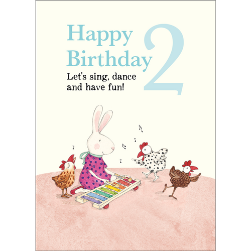 RUBY RED SHOES | Card - Happy Second Birthday