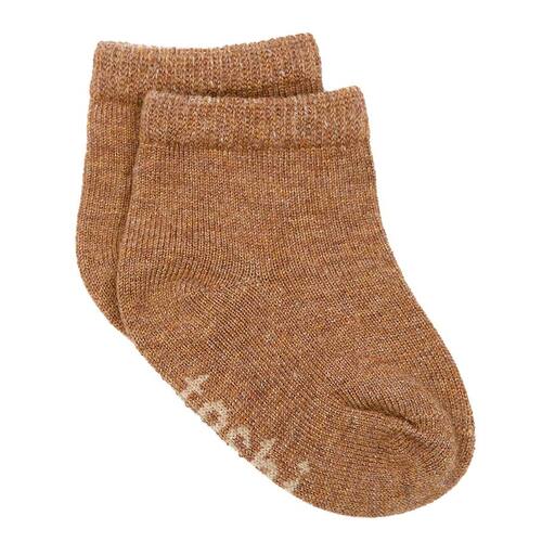 TOSHI | Dreamtime Organic Ankle Socks - Walnut