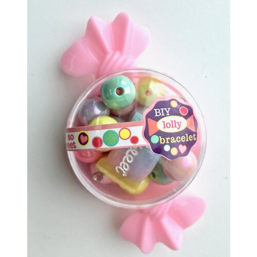 RED BOBBLE | Pink Mini Lolly Bobble It Yourself Kit
